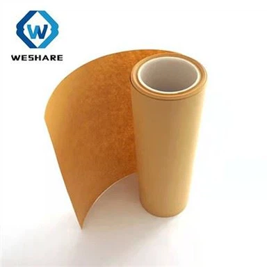 Rollo de papel de liberación de envoltura Kraft recubierto de silicona para pegatinas